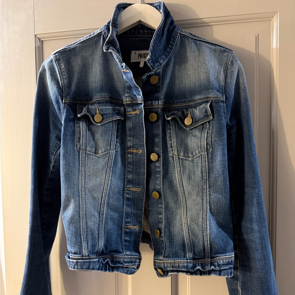 PAIGE Women's Classic Denim Jean Jacket
